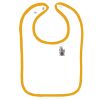 Infant Contrast Trim Terry Bib Thumbnail