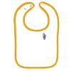 Infant Contrast Trim Terry Bib Thumbnail